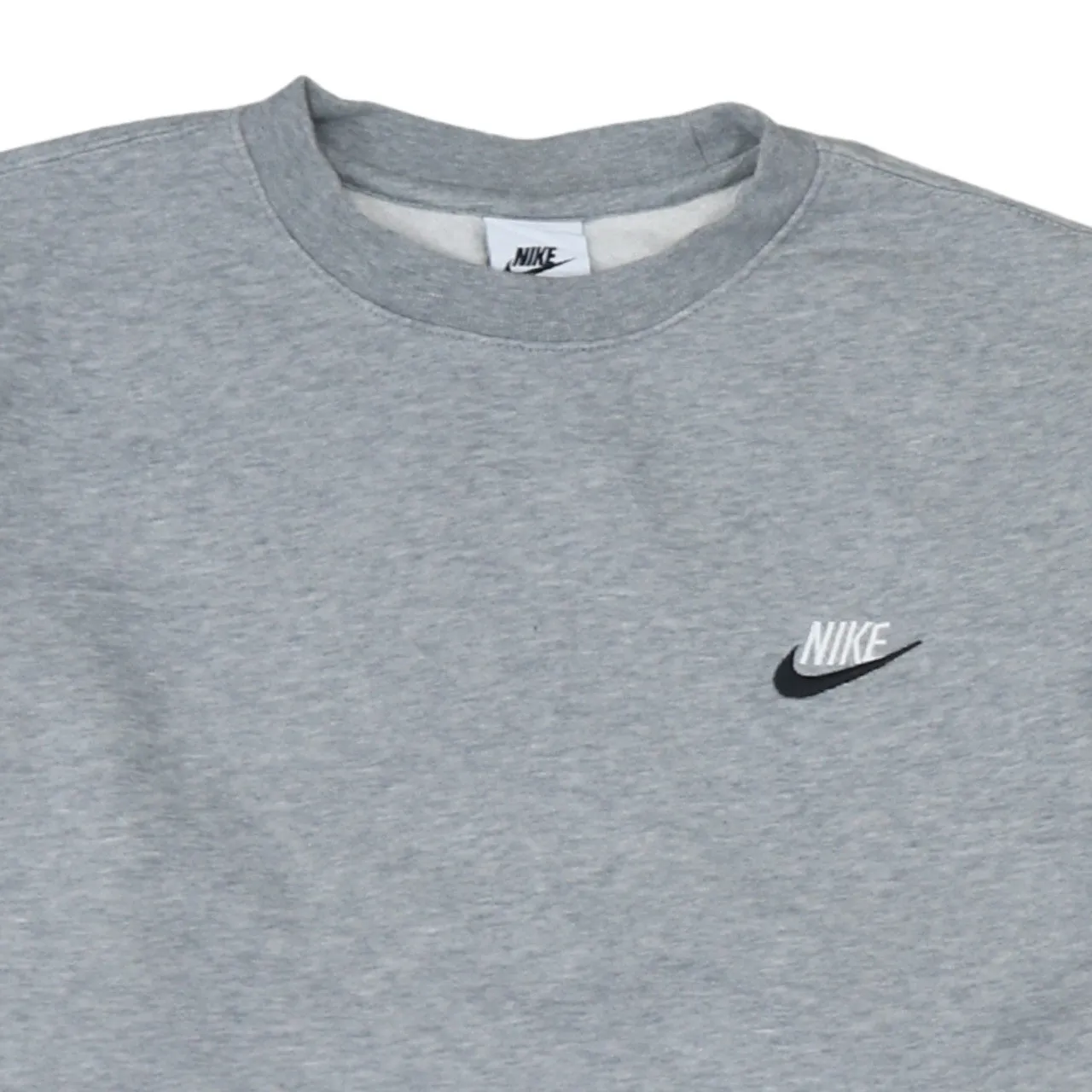 Nike 90's Swoosh Crew Neck Sweatshirt Medium Grey sold by Vintage Club product image thumbnail 3