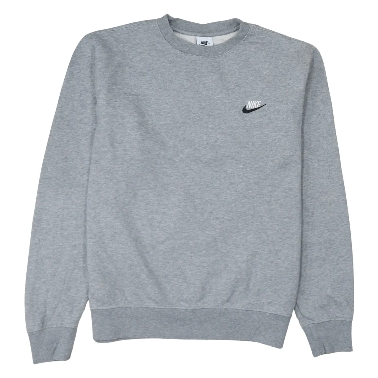 Nike 90's Swoosh Crew Neck Sweatshirt Medium Grey sold by Vintage Club