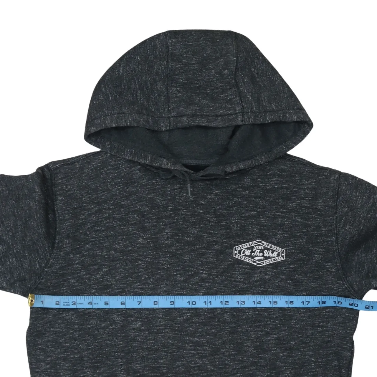 VANS 90's Drawstring Pockets Pullover Hoodie XSmall Black sold by Vintage Club product image thumbnail 5