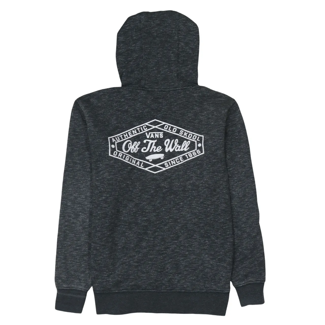 VANS 90's Drawstring Pockets Pullover Hoodie XSmall Black sold by Vintage Club product image thumbnail 2