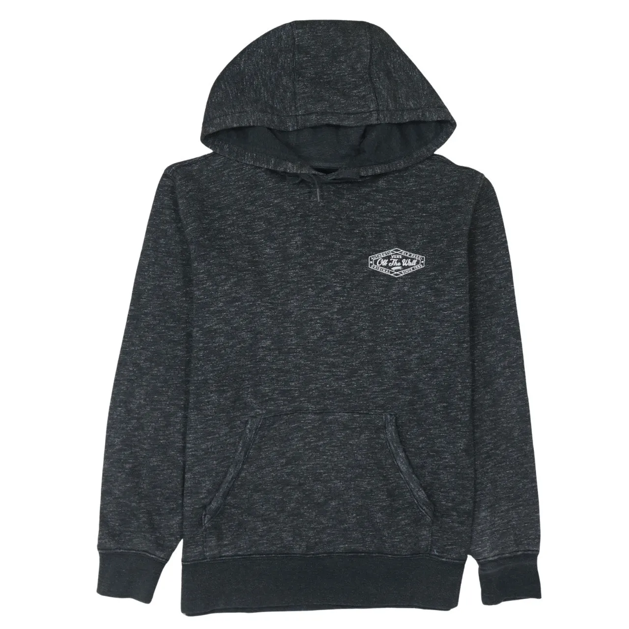 VANS 90's Drawstring Pockets Pullover Hoodie XSmall Black sold by Vintage Club