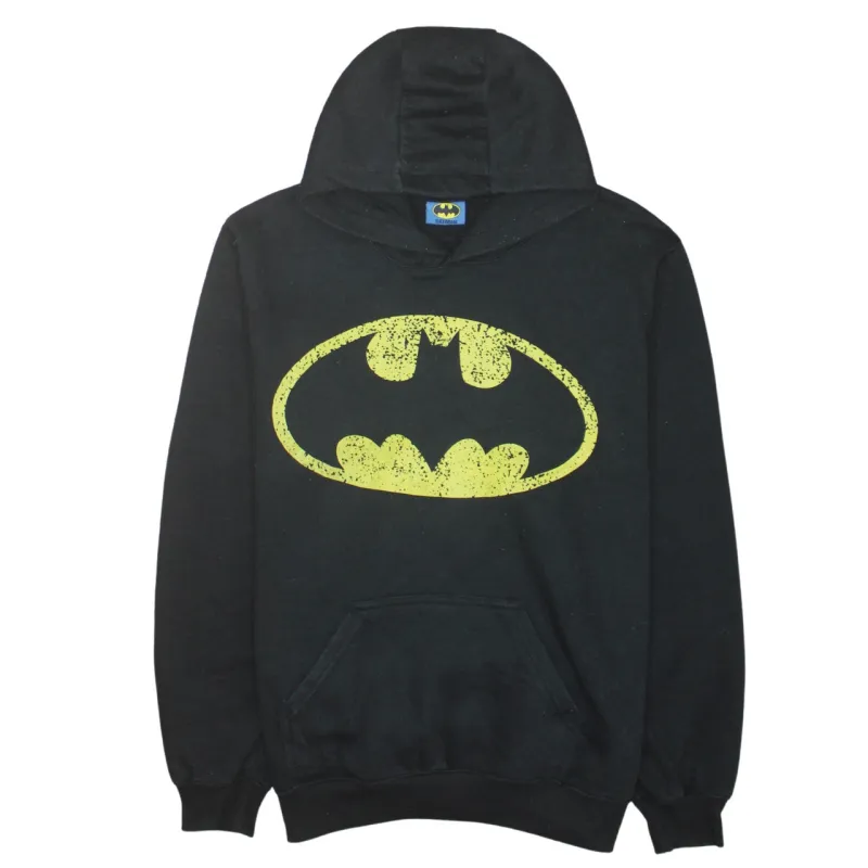 Batman 90's Drawstring Pockets Pullover Hoodie Medium  Black sold by Vintage Club