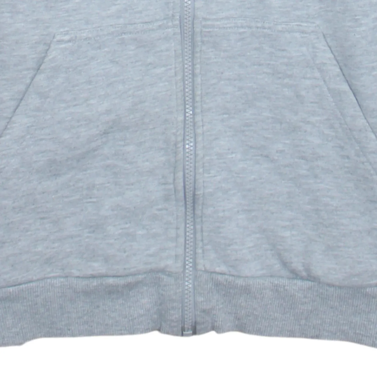 Adidas 90's Striped Sleeve Full Zip Up Hoodie Large Grey sold by Vintage Club product image thumbnail 4