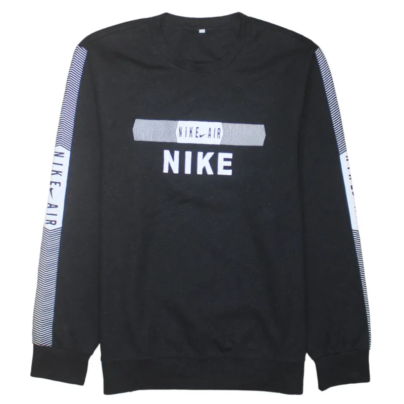 Nike 90's Spellout Crew Neck Sweatshirt XLarge Black sold by Vintage Club