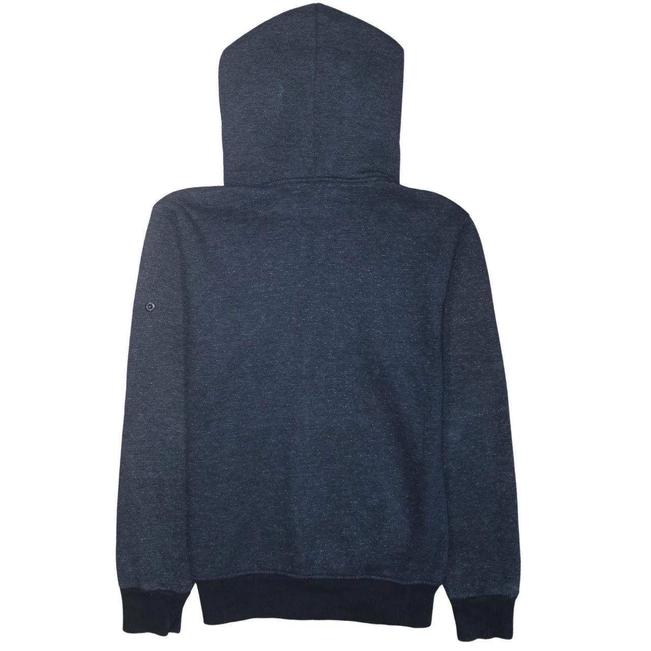 Stone Island 90's Drawstring Pockets Full Zip Up Hoodie Small Navy Blue sold by Vintage Club product image thumbnail 2