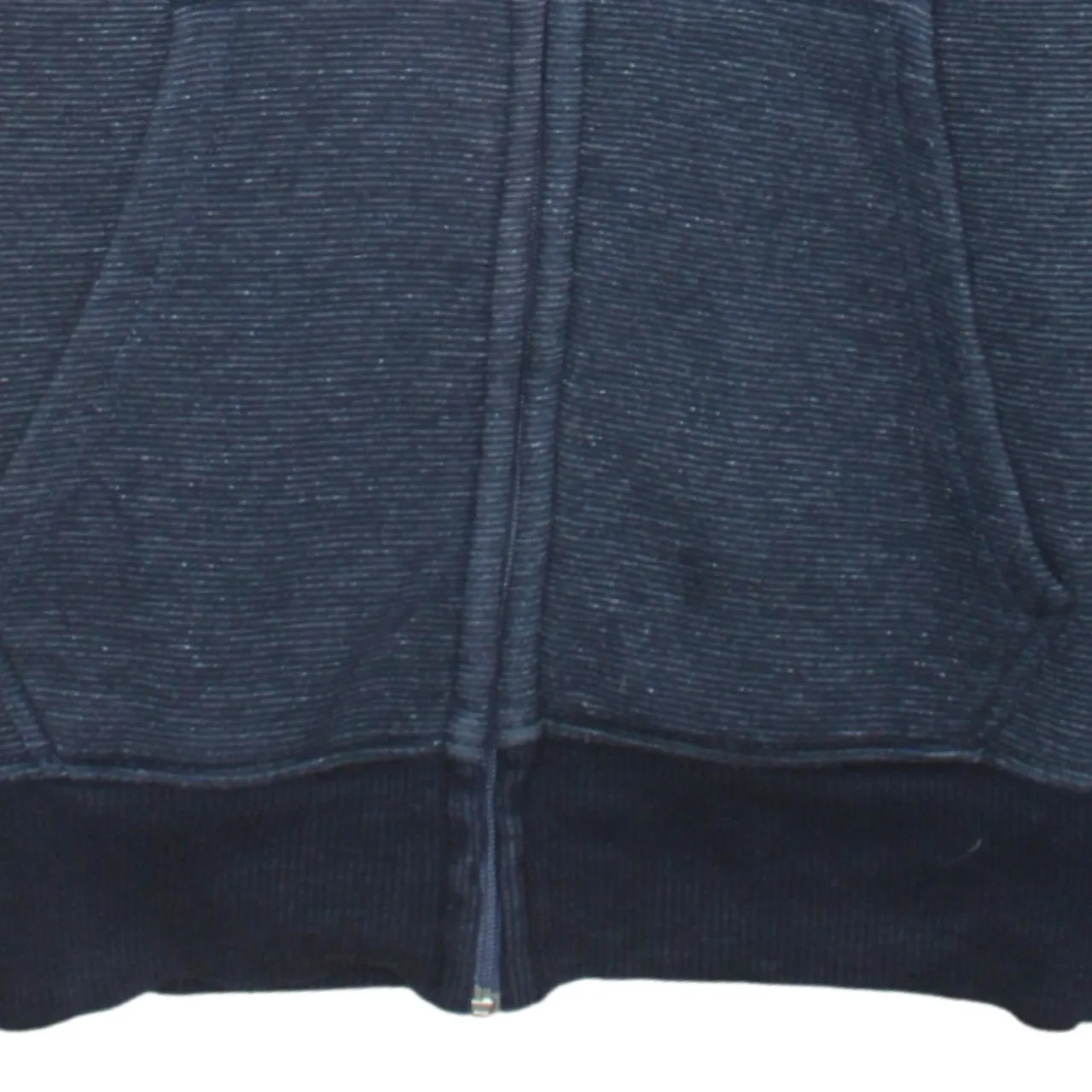 Stone Island 90's Drawstring Pockets Full Zip Up Hoodie Small Navy Blue sold by Vintage Club product image thumbnail 4