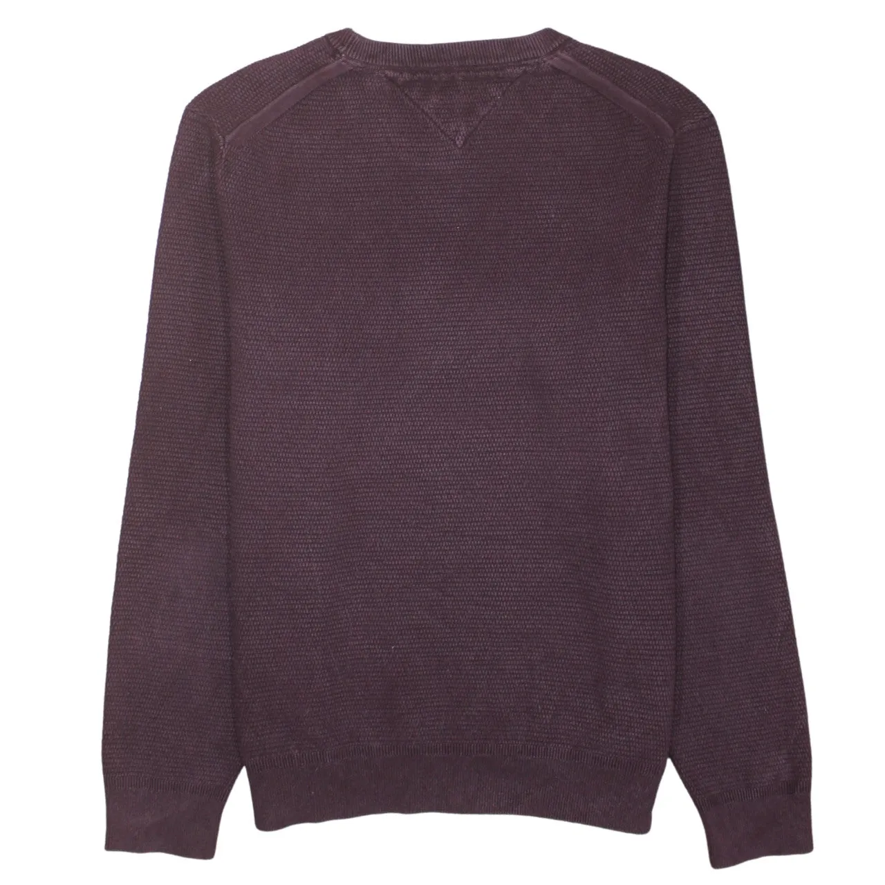 Tommy Hilfiger 90's Lightweight Crew Neck Sweatshirt Large Red sold by Vintage Club product image thumbnail 2