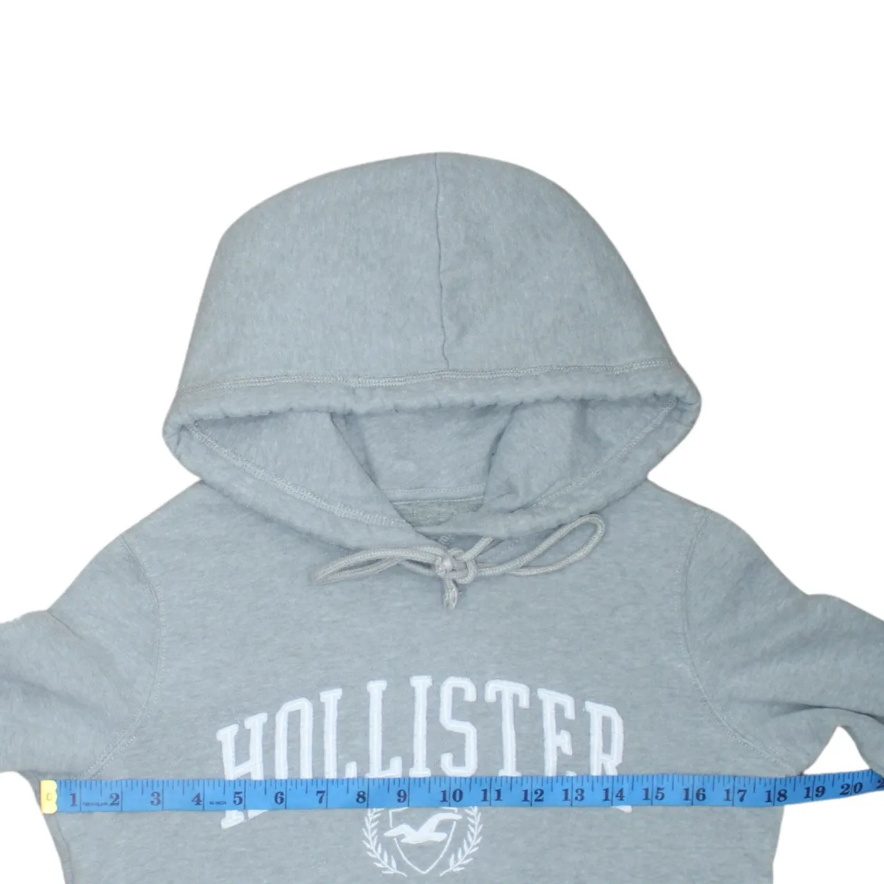 Hollister 90's Spellout Pullover Hoodie XSmall Grey sold by Vintage Club product image thumbnail 5