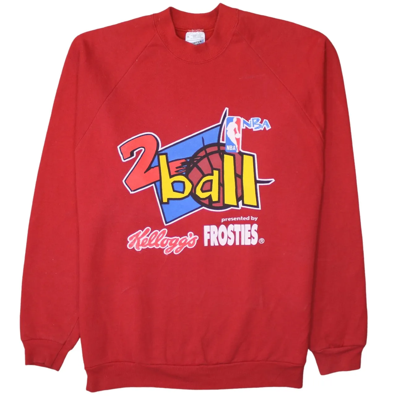 Screen Stars 90's Lightweight Crew Neck Sweatshirt XLarge Red sold by Vintage Club