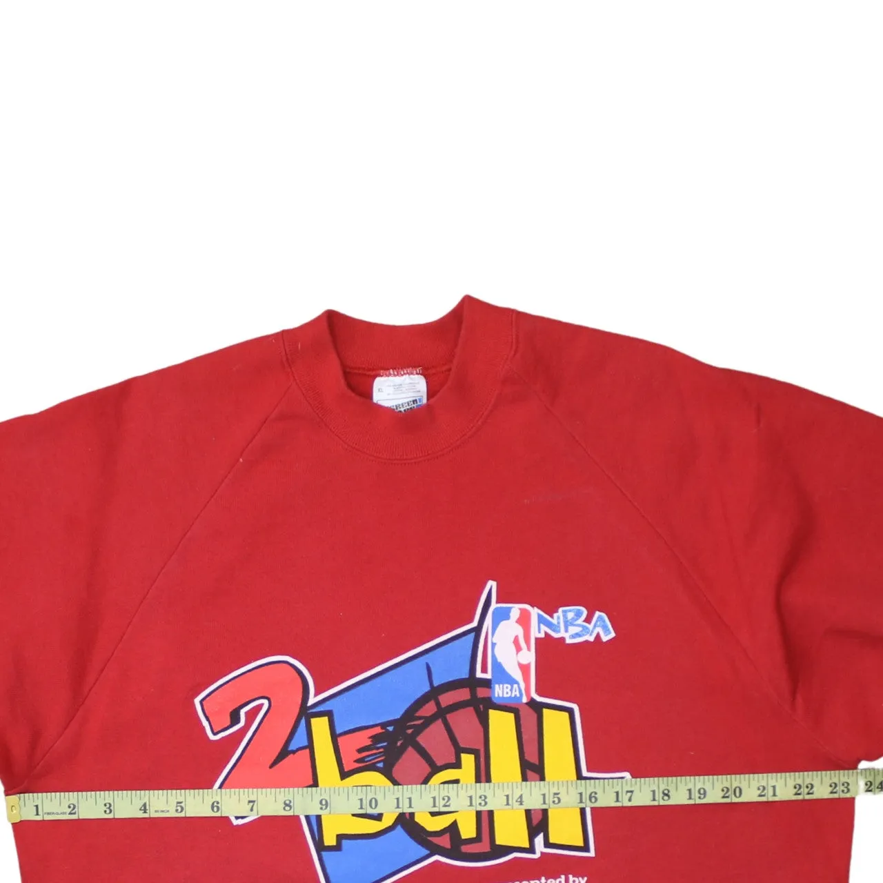 Screen Stars 90's Lightweight Crew Neck Sweatshirt XLarge Red sold by Vintage Club product image thumbnail 5