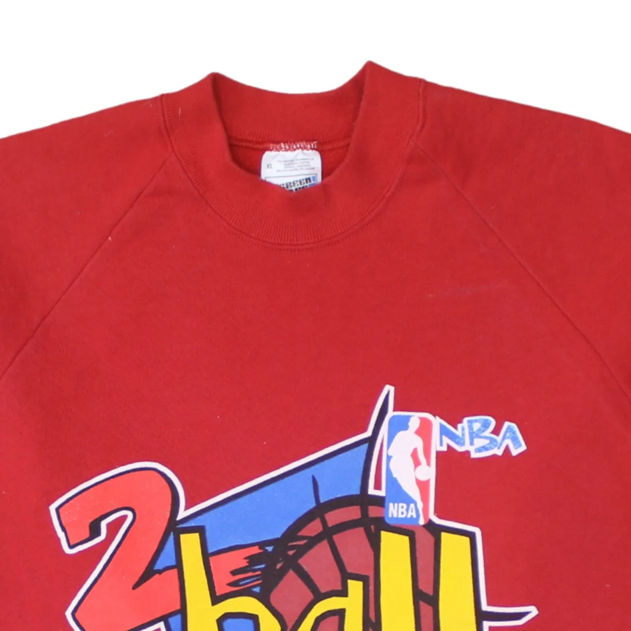 Screen Stars 90's Lightweight Crew Neck Sweatshirt XLarge Red sold by Vintage Club product image thumbnail 3