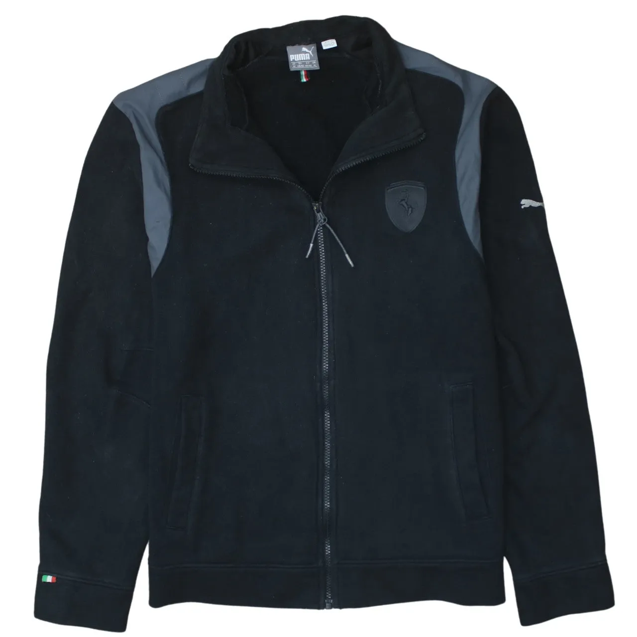 Puma 90's Lightweight Full Zip Up Sweatshirt Medium Black sold by Vintage Club