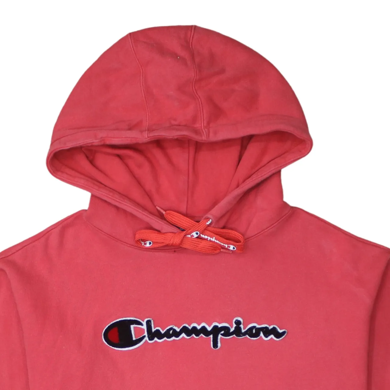 Champion 90's Spellout Pullover Hoodie Medium Red sold by Vintage Club product image thumbnail 3