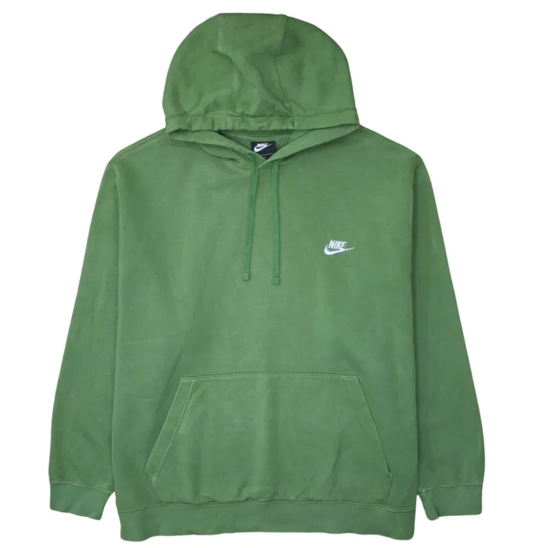 Nike 90's Swoosh Pullover Hoodie XXLarge (2XL) Green sold by Vintage Club