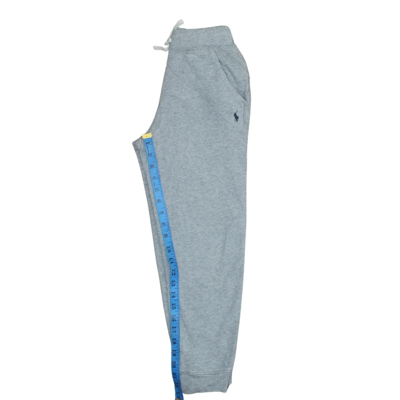 Polo Ralph Lauren 90's Rib Cuff Casual Joggers / Sweatpants Small Grey sold by Vintage Club product image thumbnail 5