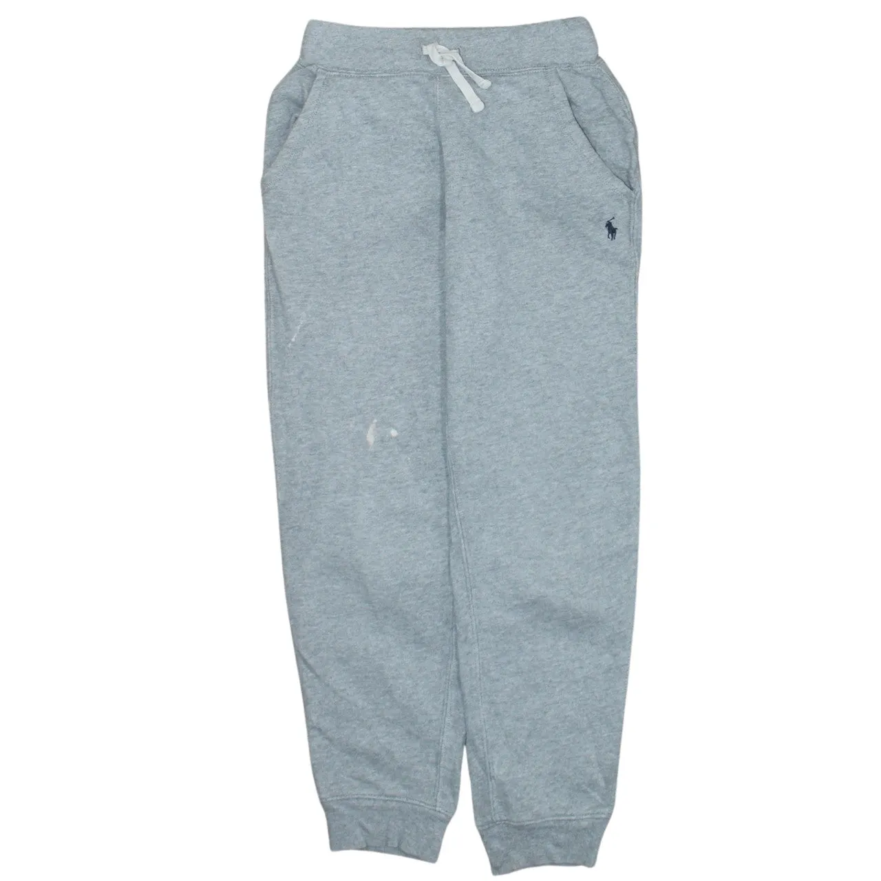 Polo Ralph Lauren 90's Rib Cuff Casual Joggers / Sweatpants Small Grey sold by Vintage Club