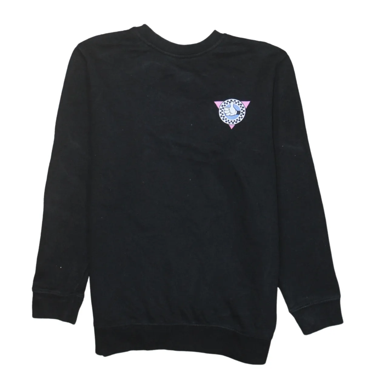 Retro 90's Mickey Mouse Crew Neck Sweatshirt Small Black sold by Vintage Club product image thumbnail 2
