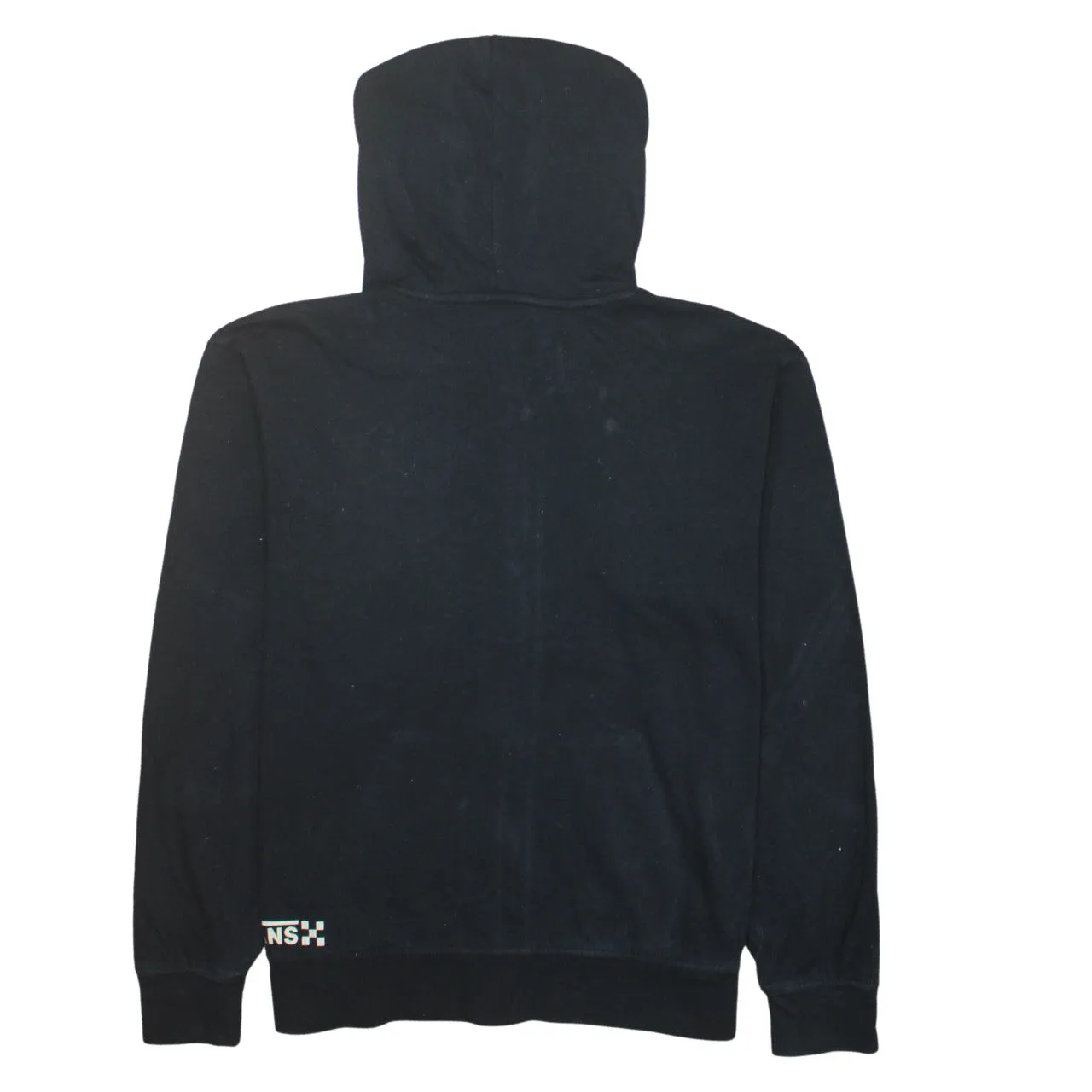 VANS 90's Spellout Full Zip Up Hoodie Medium Black sold by Vintage Club product image thumbnail 2