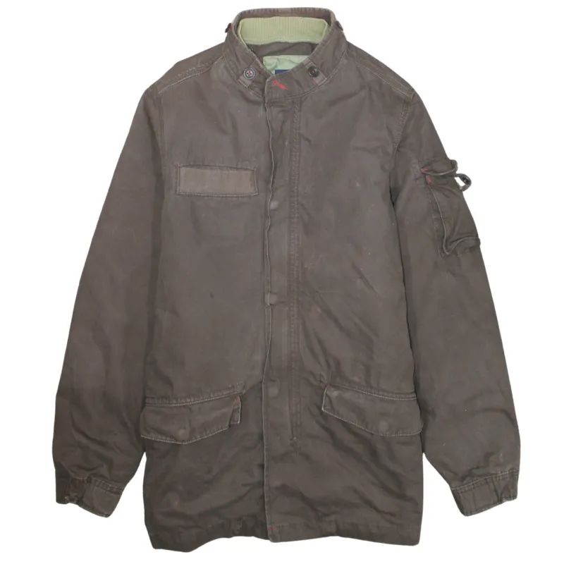 Gap 90's Plain Button Up Windbreaker Medium Brown made by GAP