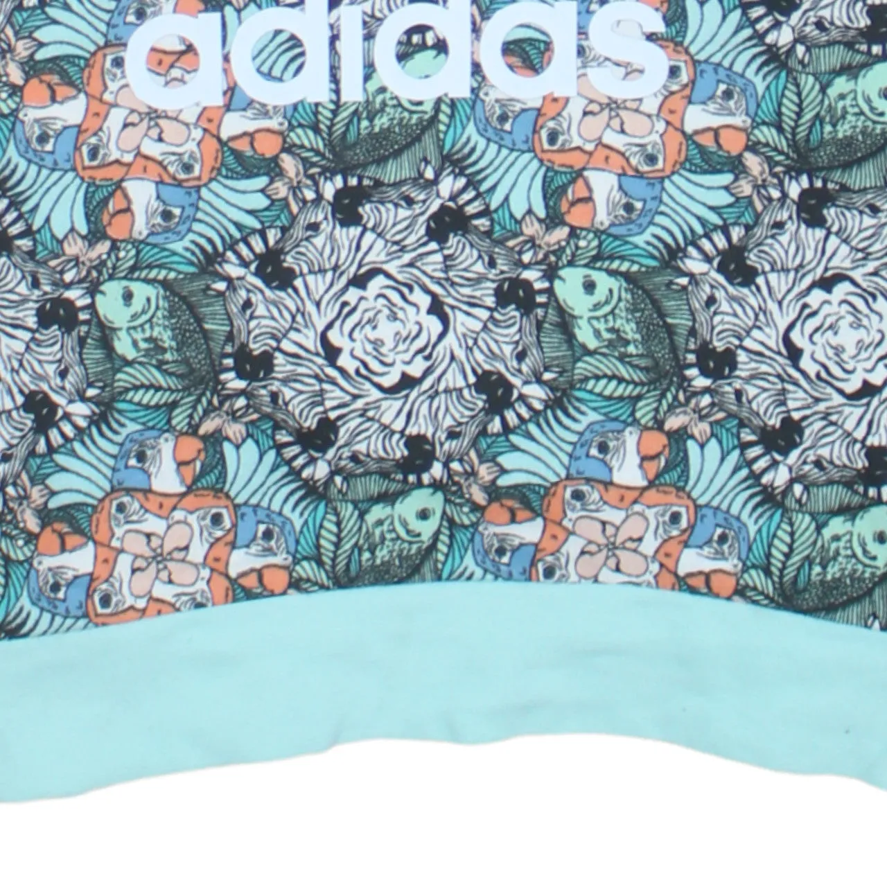 Adidas 90's Spellout Pullover Hoodie XLarge Blue sold by Vintage Club product image thumbnail 4