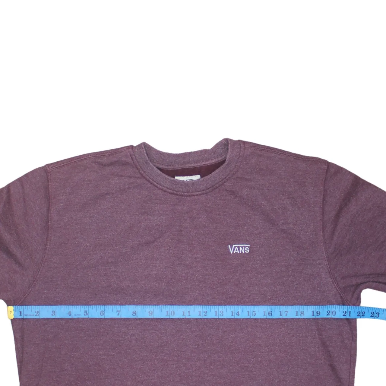 VANS 90's Lightweight Crew Neck Sweatshirt Medium Burgundy Red sold by Vintage Club product image thumbnail 5