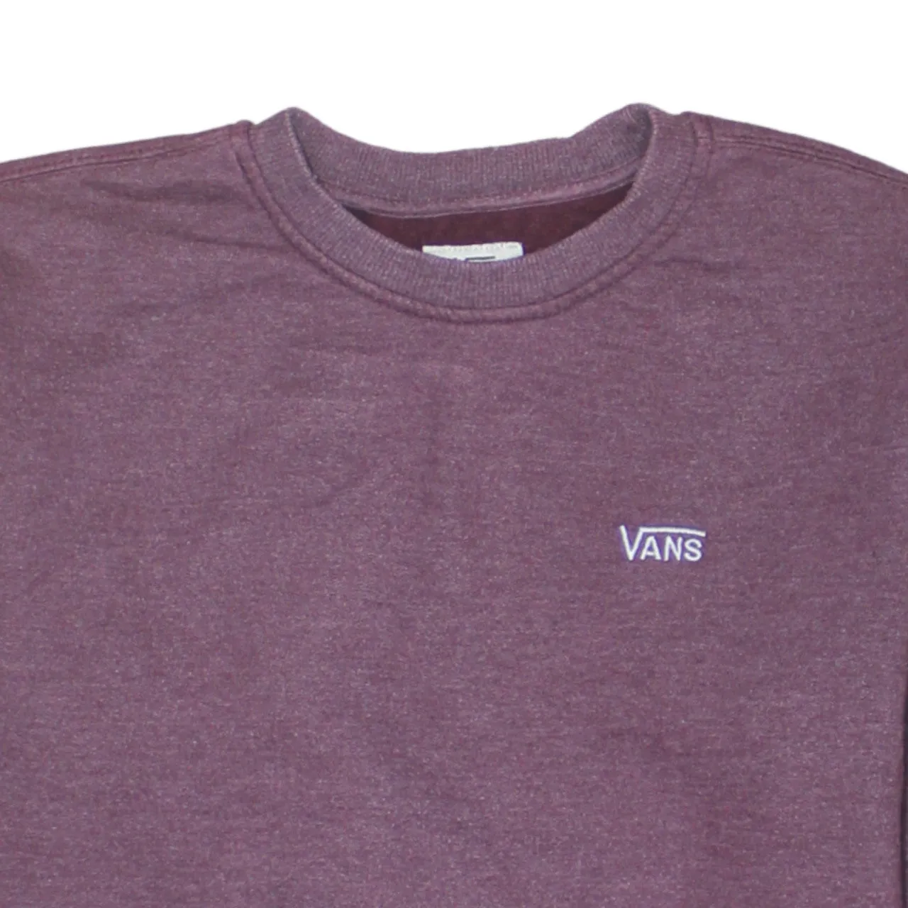 VANS 90's Lightweight Crew Neck Sweatshirt Medium Burgundy Red sold by Vintage Club product image thumbnail 3