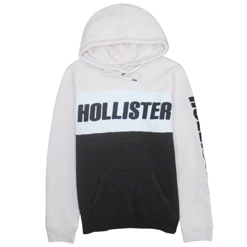 Hollister 90's Spellout Pullover Hoodie Large Black sold by Vintage Club