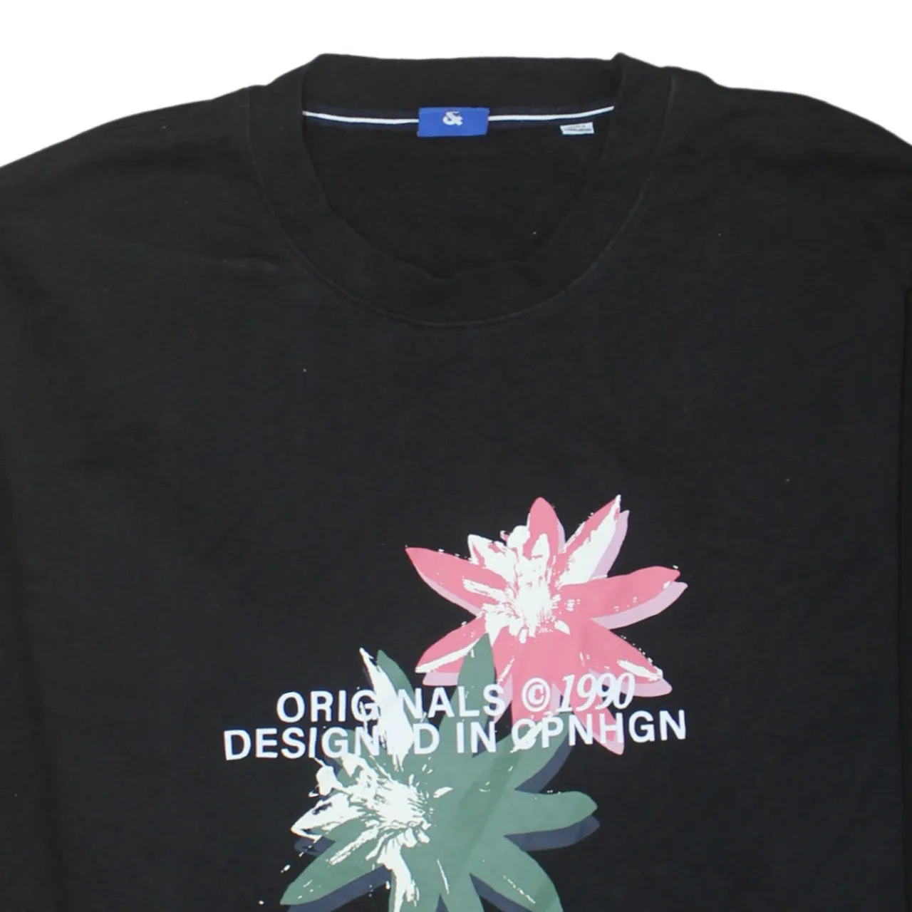 Jack&Jones 90's Lightweight Crew Neck Sweatshirt XXLarge (2XL) Black sold by Vintage Club product image thumbnail 3