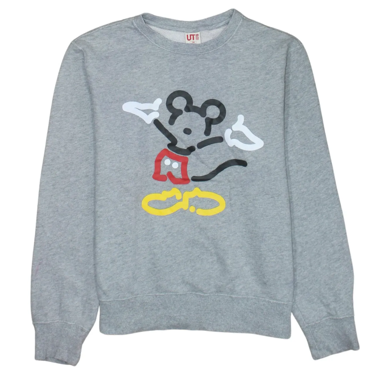 Disney 90's Lightweight Crew Neck Sweatshirt Small Grey sold by Vintage Club