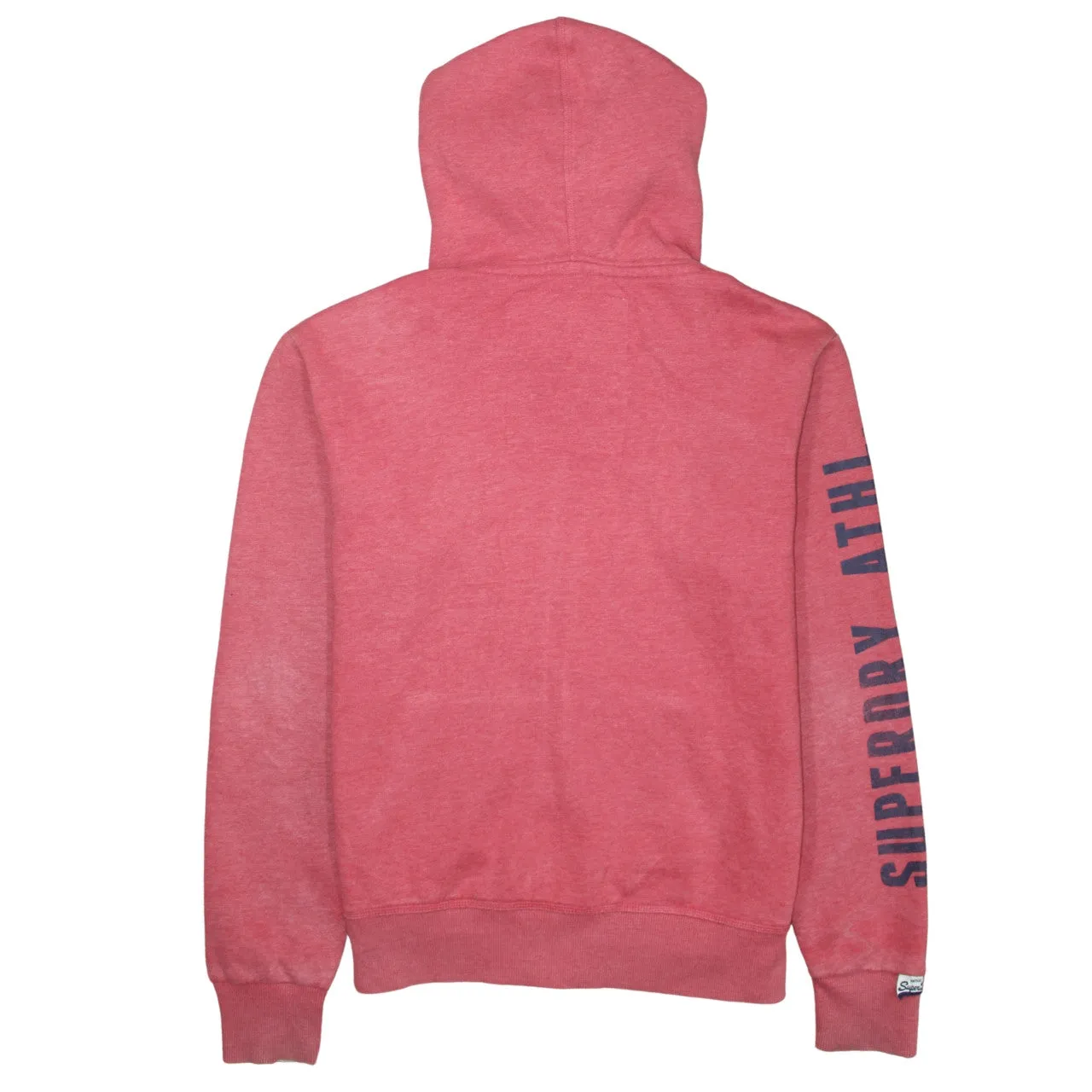 Super Dry 90's Drawstring Pockets Full Zip Up Hoodie XLarge Red sold by Vintage Club product image thumbnail 2