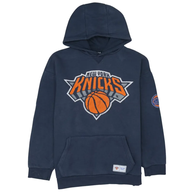 NBA 90's New Year Knicks Pullover Hoodie Medium  Navy Blue sold by Vintage Club