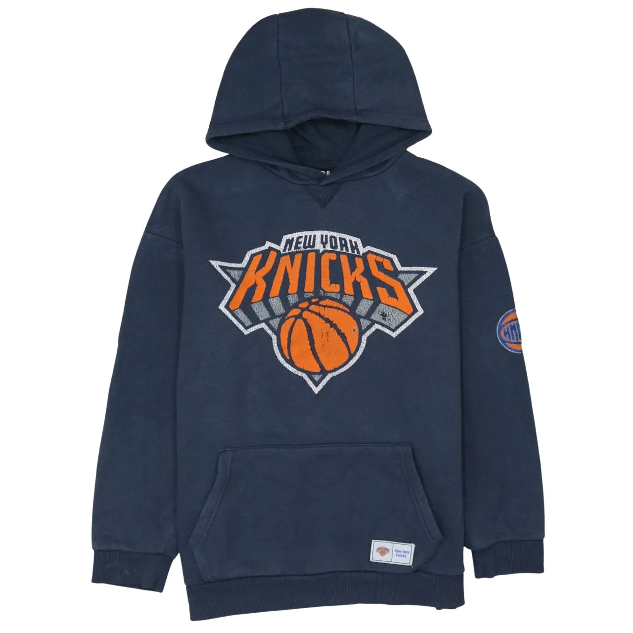 NBA 90's New Year Knicks Pullover Hoodie Medium Navy Blue sold by Vintage Club