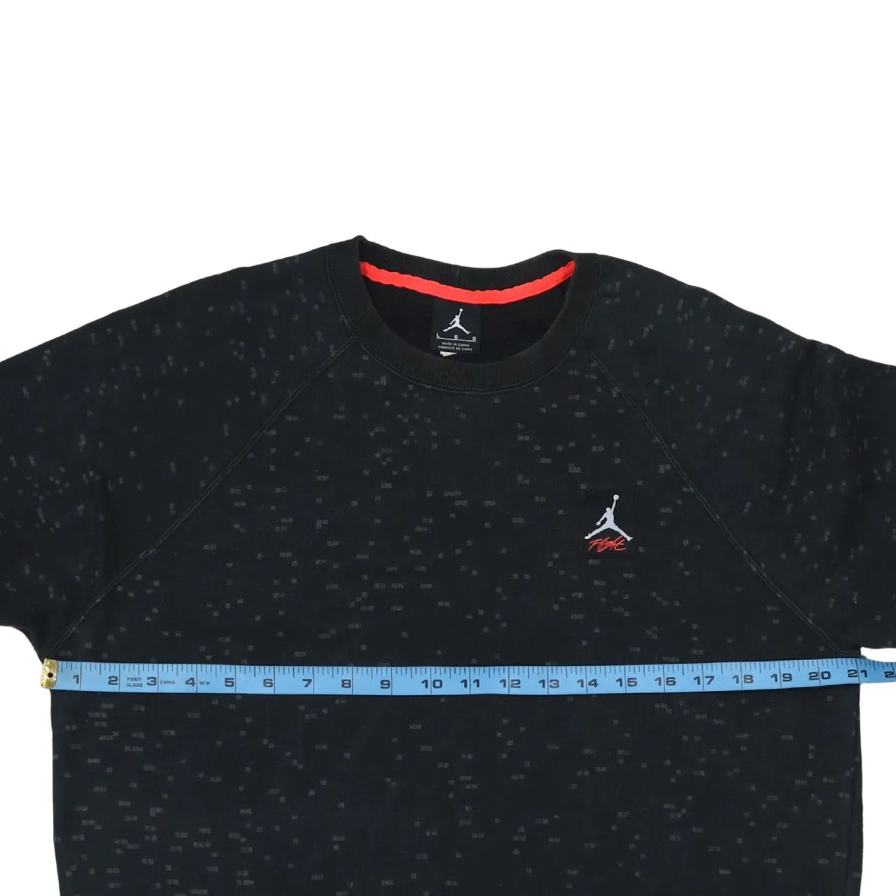 Jordan 90's Lightweight Crew Neck Sweatshirt Large Black sold by Vintage Club product image thumbnail 5