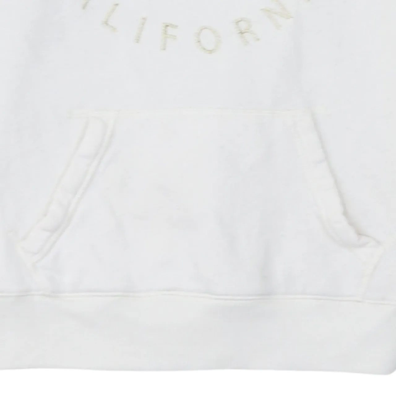 Hollister 90's Spellout Pullover Hoodie Medium White sold by Vintage Club product image thumbnail 4