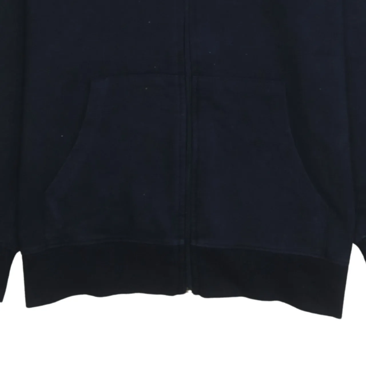 HUGO BOSS 90's Drawstring Pockets Full Zip Up Hoodie Small Navy Blue sold by Vintage Club product image thumbnail 4