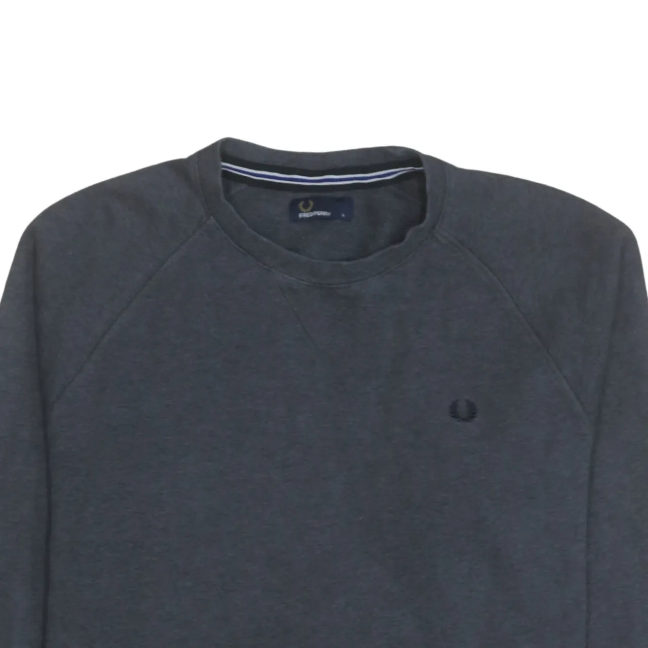 FRED PERRY 90's Lightweight Crew Neck Sweatshirt Large Grey sold by Vintage Club product image thumbnail 3