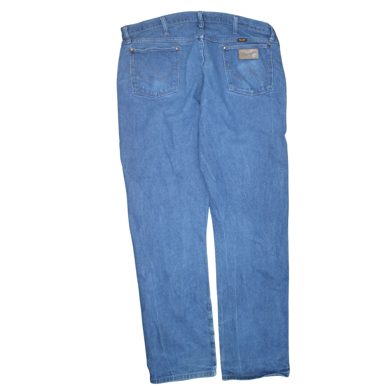 Wrangler 90's Lightwash Straight Leg Baggy Jeans / Pants 42 Blue sold by Vintage Club