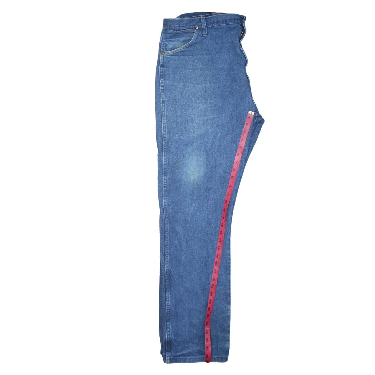 Wrangler 90's Lightwash Straight Leg Baggy Jeans / Pants 42 Blue sold by Vintage Club product image thumbnail 5