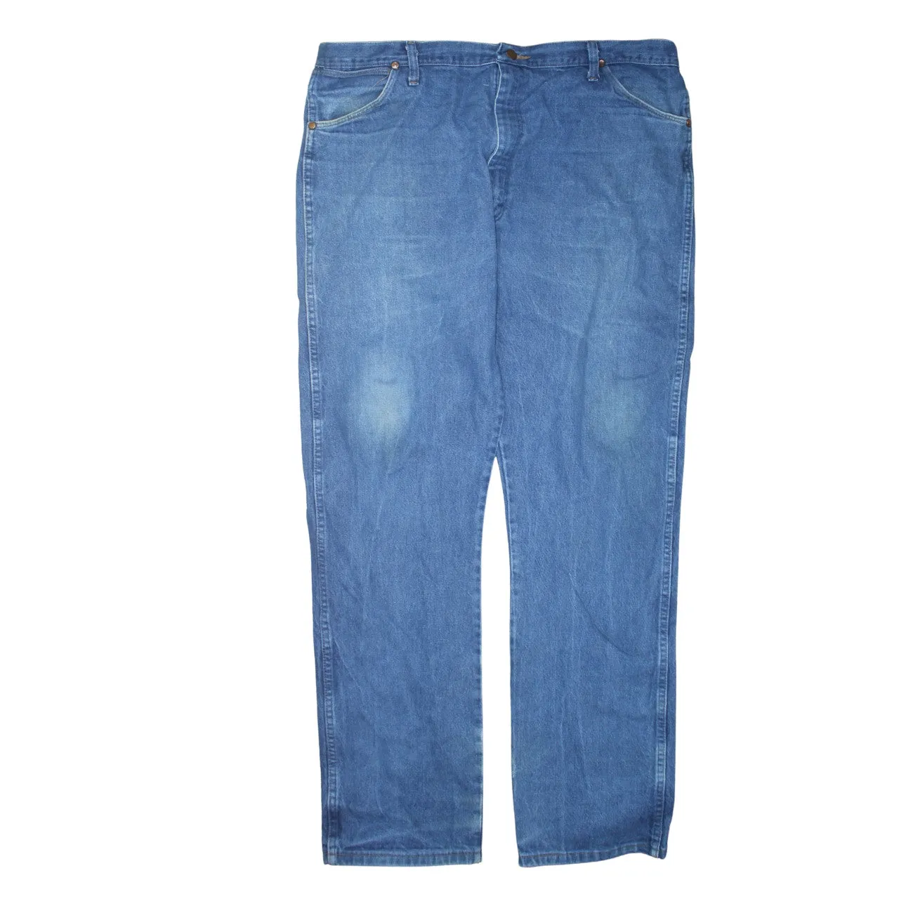 Wrangler 90's Lightwash Straight Leg Baggy Jeans / Pants 42 Blue sold by Vintage Club product image thumbnail 2