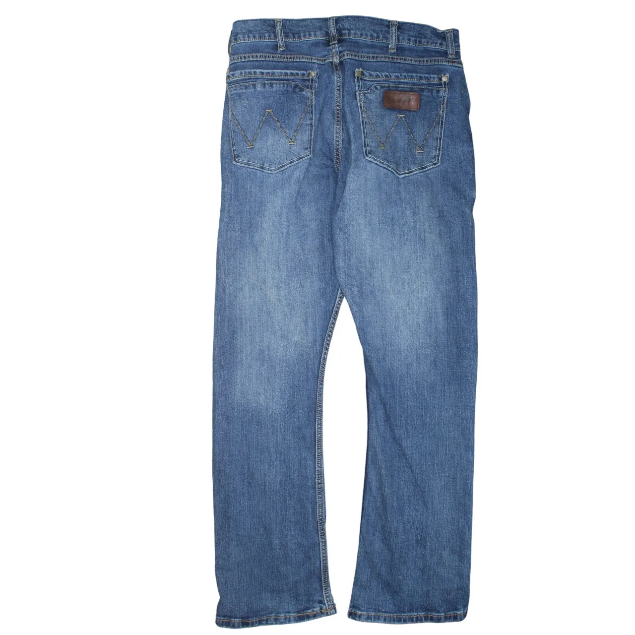 Wrangler 90's Flat Front Straight Leg Baggy Trousers / Pants 36 Blue sold by Vintage Club