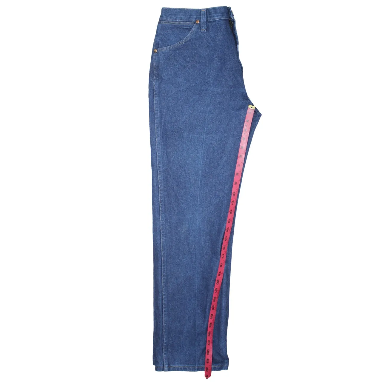 Wrangler 90's Lightwash Straight Leg Baggy Jeans / Pants 36 Blue sold by Vintage Club product image thumbnail 5