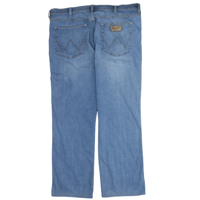 Wrangler 90's Lightwash Straight Leg Baggy Jeans / Pants 42 Blue sold by Vintage Club