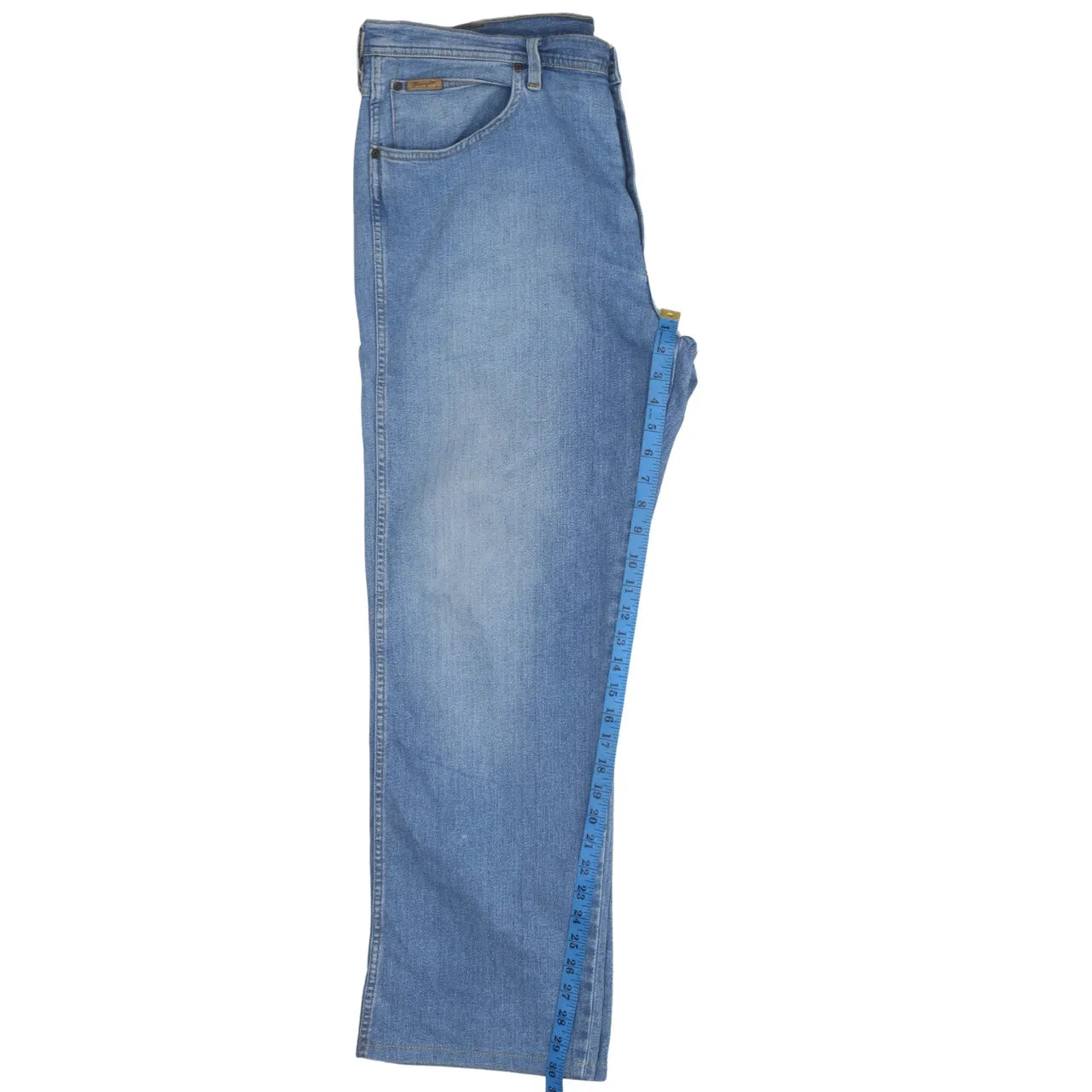 Wrangler 90's Lightwash Straight Leg Baggy Jeans / Pants 42 Blue sold by Vintage Club product image thumbnail 5