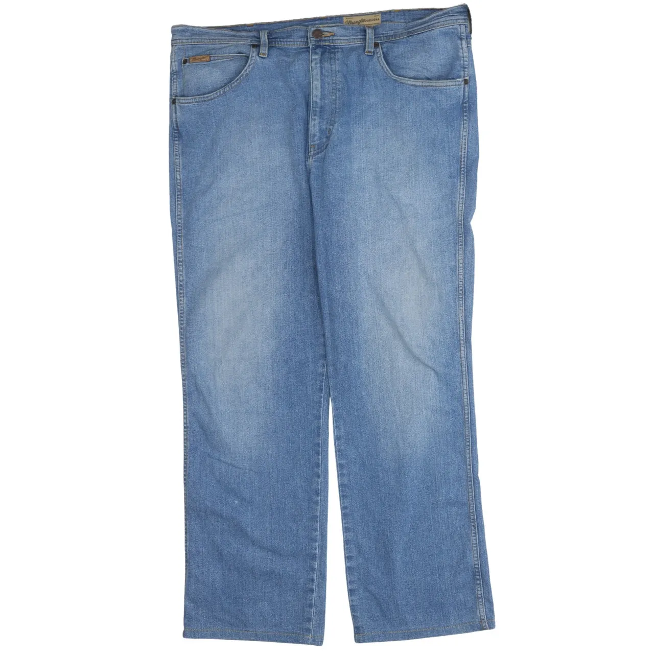 Wrangler 90's Lightwash Straight Leg Baggy Jeans / Pants 42 Blue sold by Vintage Club product image thumbnail 2
