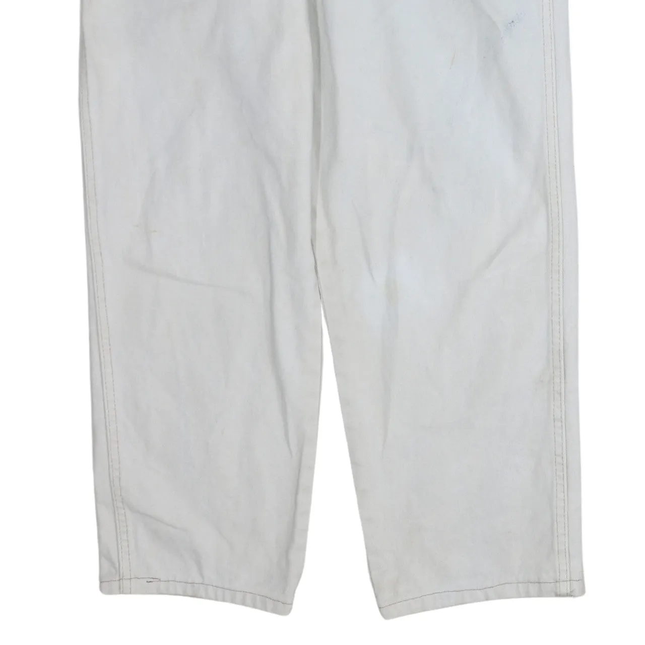 Wrangler 90's Flat Front Straight Leg Baggy Trousers / Pants 36 White sold by Vintage Club product image thumbnail 4