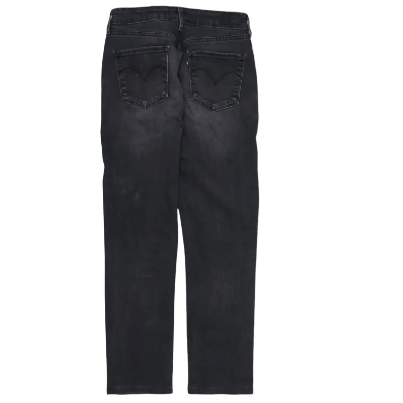 Levi Strauss &Co 90's Lightwash Straight Leg Baggy Jeans / Pants 29 Black made by Levi's