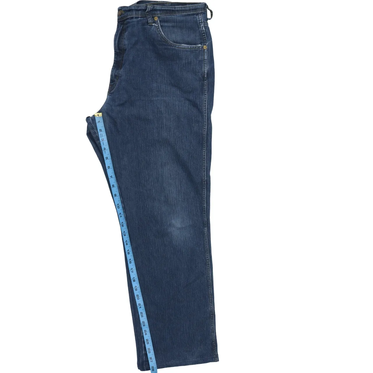 Wrangler 90's Lightwash Straight Leg Baggy Jeans / Pants 34 Blue sold by Vintage Club product image thumbnail 5