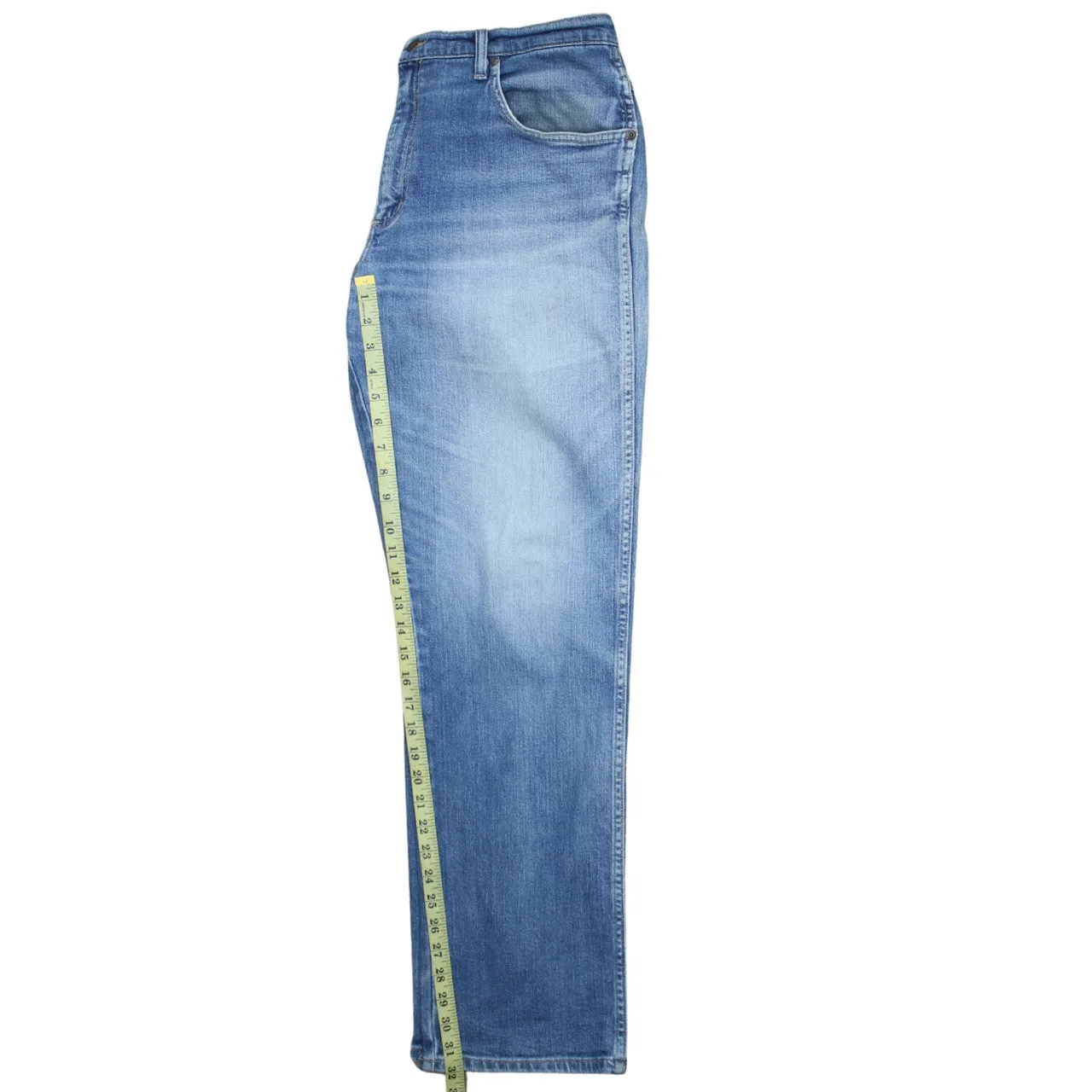 Wrangler 90's Lightwash Straight Leg Baggy Jeans / Pants 34 Blue sold by Vintage Club product image thumbnail 5