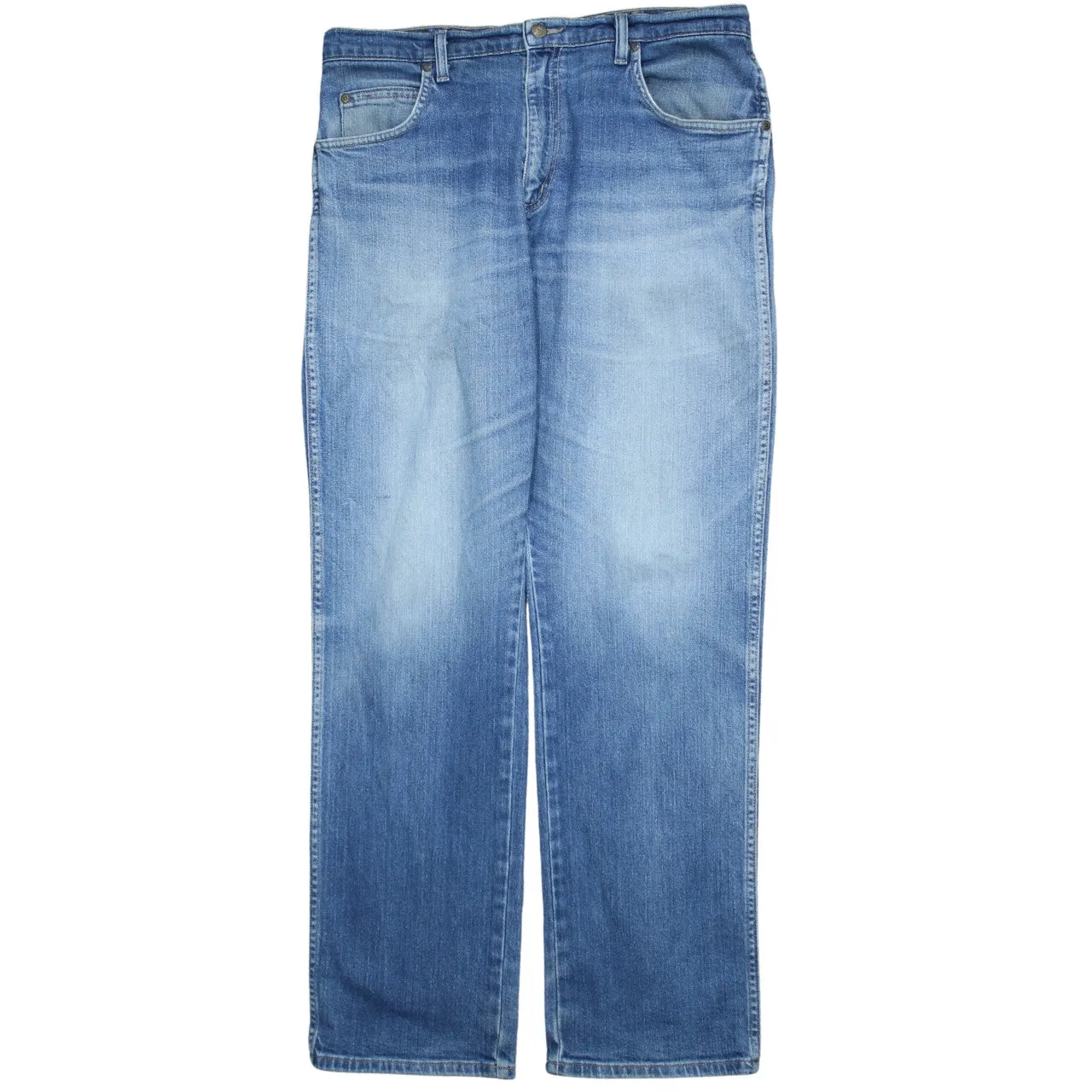 Wrangler 90's Lightwash Straight Leg Baggy Jeans / Pants 34 Blue sold by Vintage Club product image thumbnail 2