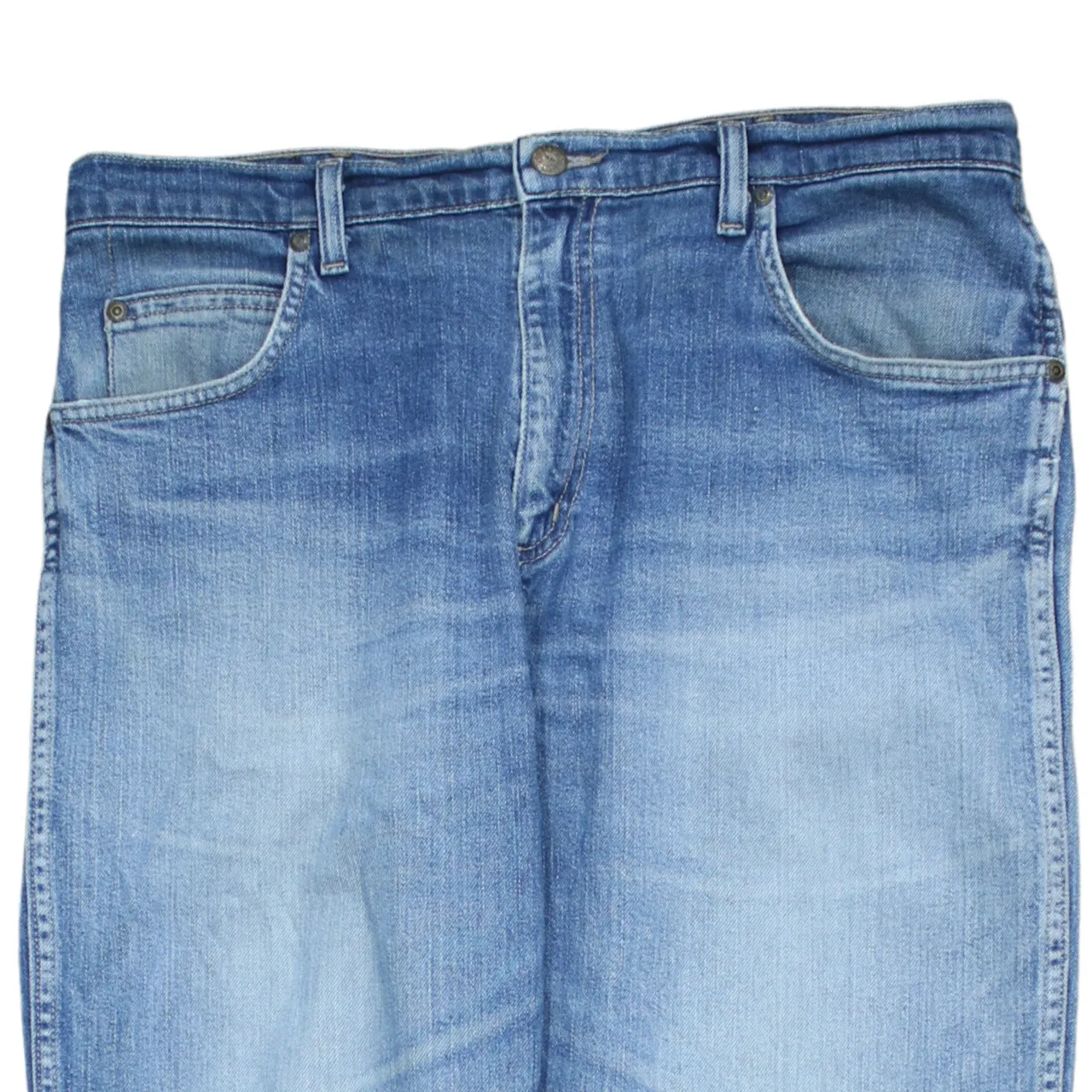 Wrangler 90's Lightwash Straight Leg Baggy Jeans / Pants 34 Blue sold by Vintage Club product image thumbnail 3